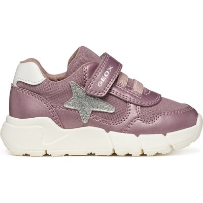 Sneakers Geox B Flexyper Mini Girl B566NB 0AJAS C8217 M Dunkelsilber