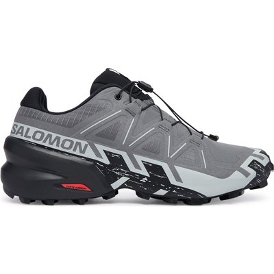 Laufschuhe Salomon Speedcross 6 Wide L41744100 Grau