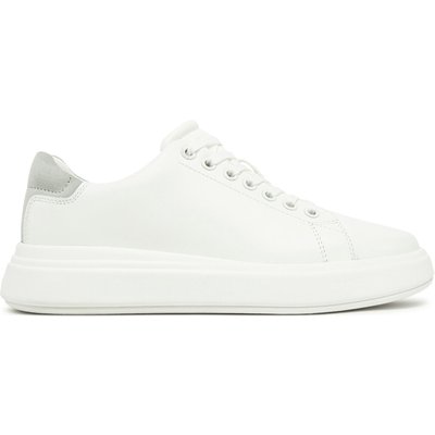 Sneakers Calvin Klein Cupsole Lace Up - Suede Bt HW0HW02404 Weiß
