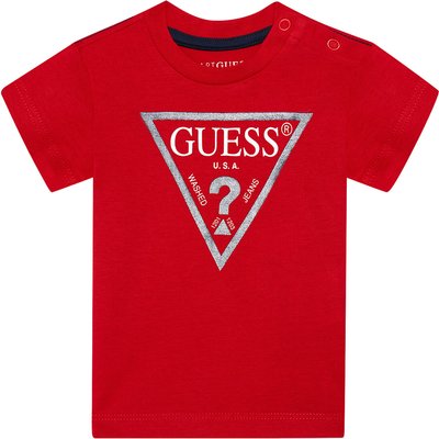Guess T-Shirt N73I55 K8HM0 Rot Regular Fit