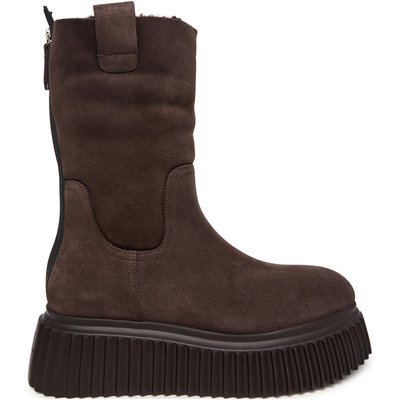 Stiefeletten AGL Milagros Fur D751529PGK Dunkelgrün