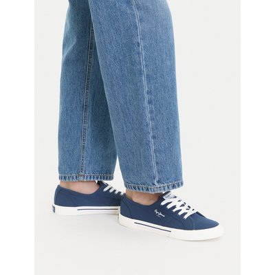 Sneakers aus Stoff Pepe Jeans Brady Basic W PLS31287 Blau
