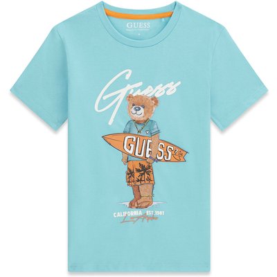 Guess T-Shirt L6GI09 K8HM4 Blau Regular Fit