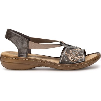 Sandalen Rieker 608B9-45 Braun