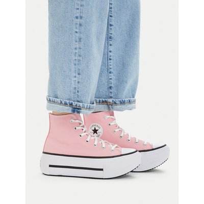 Sneakers aus Stoff Converse Chuck Taylor All Star Lift Double Stack A15012C Rosa