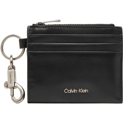 Kreditkartenetui Calvin Klein Raised Cardholder W/ Clip LV04D1278G Schwarz
