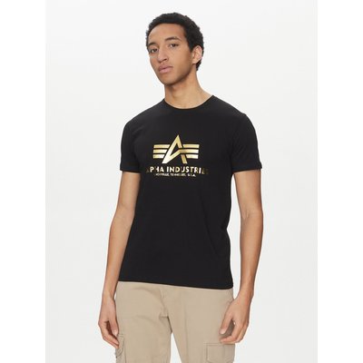 Alpha Industries T-Shirt Basic 100501 Schwarz Regular Fit