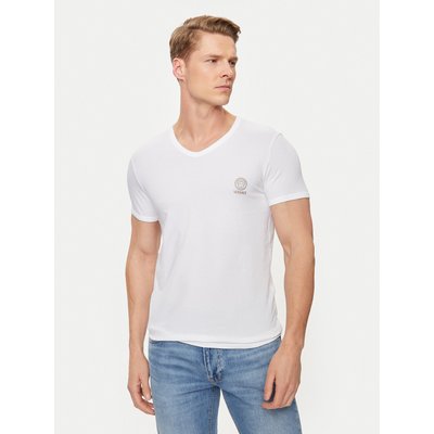 Versace T-Shirt AUU01004 Weiß Regular Fit
