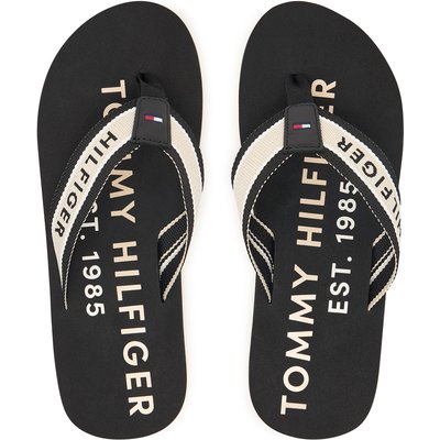 Zehentrenner Tommy Hilfiger Sporty FM0FM05805 Schwarz