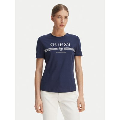 Guess T-Shirt V6GI07 K2968 Dunkelblau Regular Fit