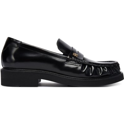 Mokassins Tommy Hilfiger Square Toe Abrasivato FW0FW08825 Schwarz