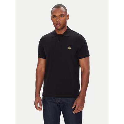 Moose Knuckles Poloshirt Everett M34MT712G Schwarz Regular Fit