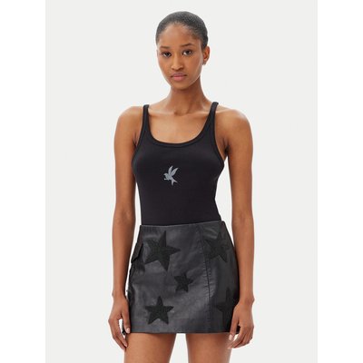 One Teaspoon Top Fine 26605 Schwarz Slim Fit
