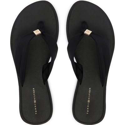 Zehentrenner Tommy Hilfiger Scandi Soft Summer Sandal FW0FW09421 Schwarz