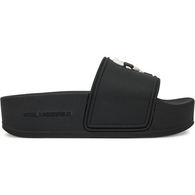 Pantoletten KARL LAGERFELD Kondo Maxi KL80805A Schwarz