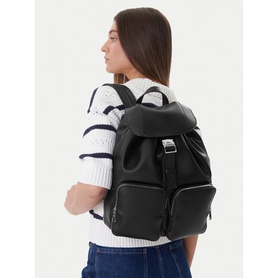 Rucksack Calvin Klein Webbing Strap Flap LV04F3590G Schwarz