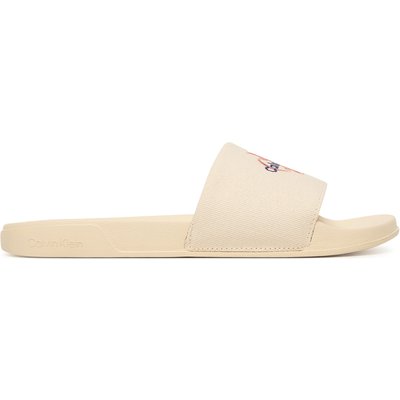 Pantoletten Calvin Klein Ess Slide Cv HW0HW02958 Beige