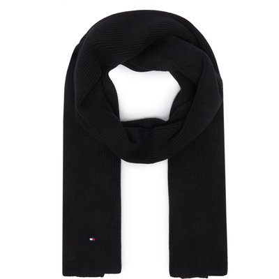 Schal Tommy Hilfiger Flag AW0AW19120 Schwarz