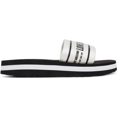 Pantoletten LOVE MOSCHINO JA28334G0MIX6100 Weiß