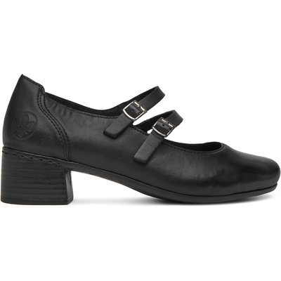 Halbschuhe Rieker 41651-00 Schwarz