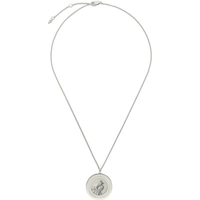 Halskette Fossil Harlow Locket JF04737040 Silberfarben