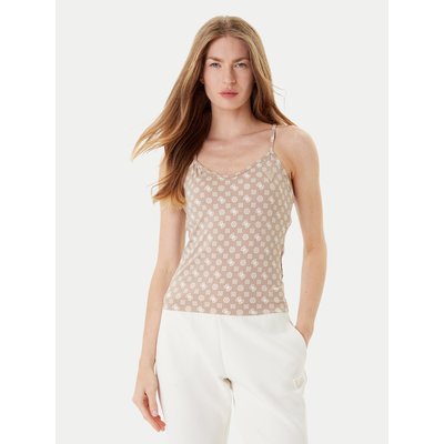 Guess Top V5YP11 MC03W Beige Slim Fit