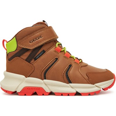 Schnürschuhe Geox J Flexyper Plus J56LCC 0FUME C0616 S Braun