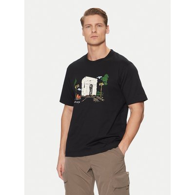 Jack & Jones T-Shirt Machester 12273549 Schwarz Relaxed Fit