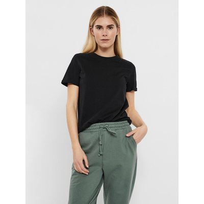 Vero Moda T-Shirt Paula 10243889 Schwarz Regular Fit