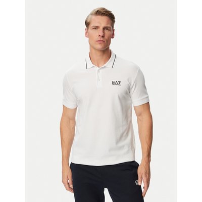 EA7 Emporio Armani Poloshirt 8NPF16 PJVUZ 1100 Weiß Slim Fit
