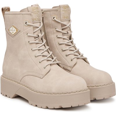 Schnürstiefeletten REPLAY GWL63 .000.C001ZS Beige