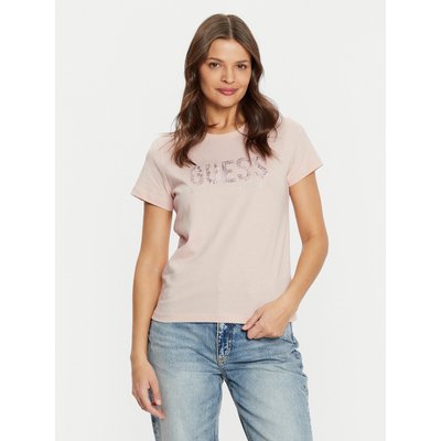 Guess T-Shirt W5RI19 I3Z14 Beige Regular Fit