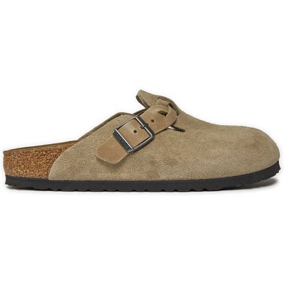 Pantoletten Birkenstock Boston Braided 1026694 Braun