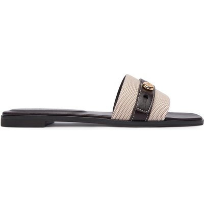 Pantoletten Tory Burch Romy Slide 183307 Braun
