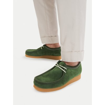Halbschuhe Clarks Wallabee EVO 26186170 Grün