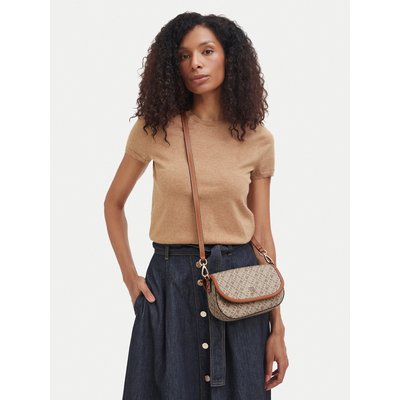 Handtasche Tommy Hilfiger Th Monoplay Saddle Bag AW0AW19172 Hellbeige