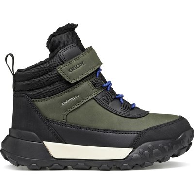 Schneeschuhe Geox J Trekkyup Boy B Abx J46MBE 0MEMS C0450 M Dunkelgrün