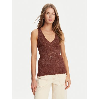 TWINSET Top 251TT3195 Braun Slim Fit
