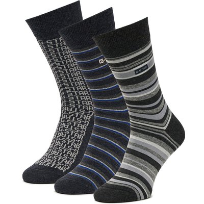 Sneakersocken G-Star Raw AS_G-STAR_W_047_SS25 (3-PACK) Schwarz
