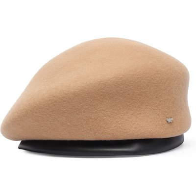 Baskenmütze Weekend Max Mara Manto 2625576024 Hellbraun