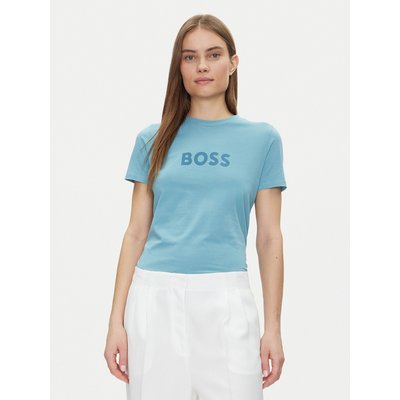 BOSS T-Shirt 50501139 Himmelblau Regular Fit