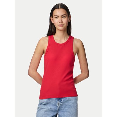 Pieces Top Ruka 17133673 Rot Slim Fit