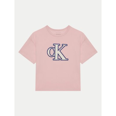 Calvin Klein Jeans T-Shirt IG0IG02806 Rosa Boxy Fit