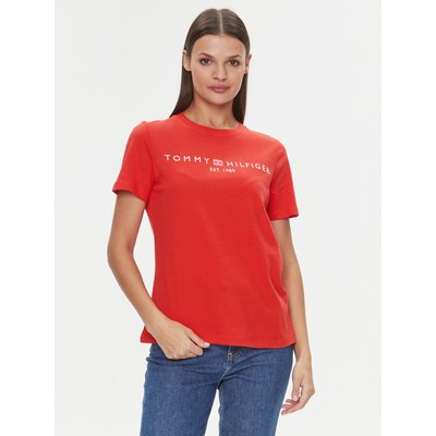 Tommy Hilfiger T-Shirt Logo WW0WW40276 Orange Regular Fit