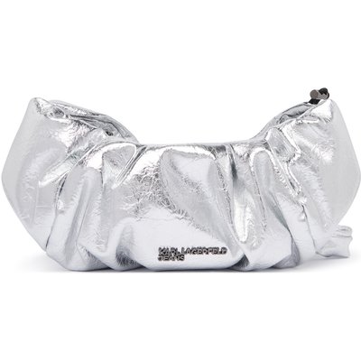 Handtasche Karl Lagerfeld Jeans B4W30268 Silberfarben