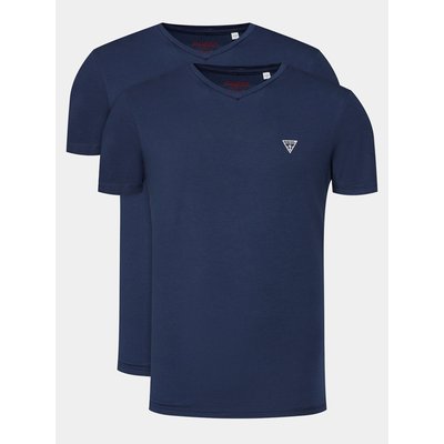 Guess T-Shirt-Set Caleb U97G03 KCD31 Dunkelblau Regular Fit