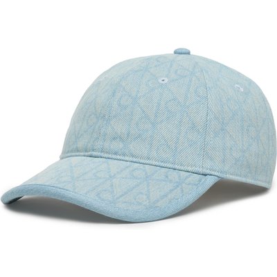 Cap Calvin Klein Denim Emblem Burnout LV04F5042G Himmelblau