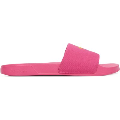 Pantoletten Calvin Klein Essential Slide Pride Cv Wn HW0HW03297 Rosa