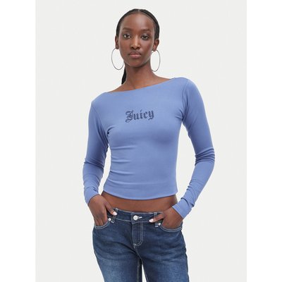 Juicy Couture Bluse JCWCT226329 Blau Slim Fit