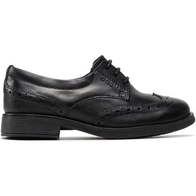 Oxford Schuhe Geox J Agata D J8449D 00043 C9999 S Schwarz